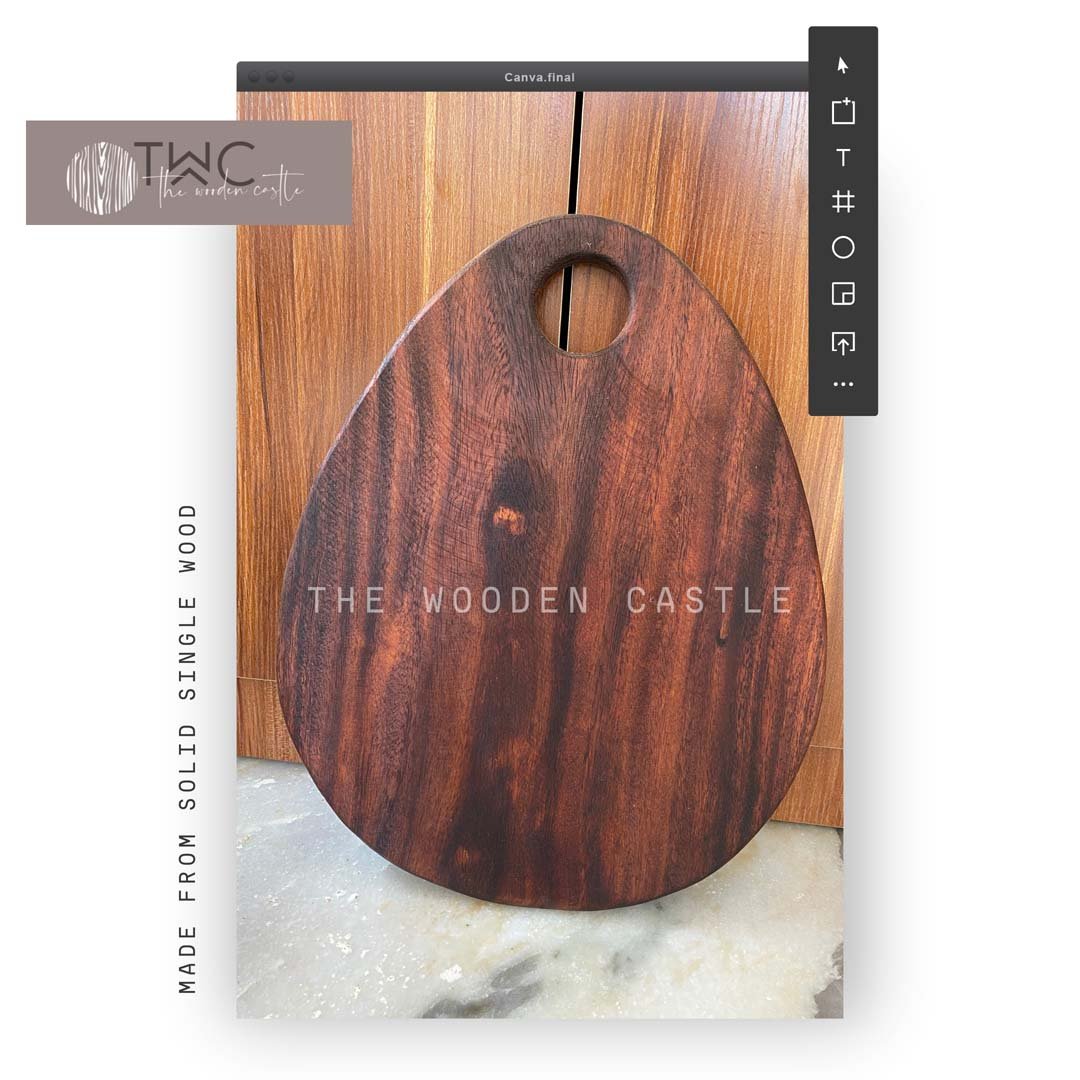 Droplet walnut boards